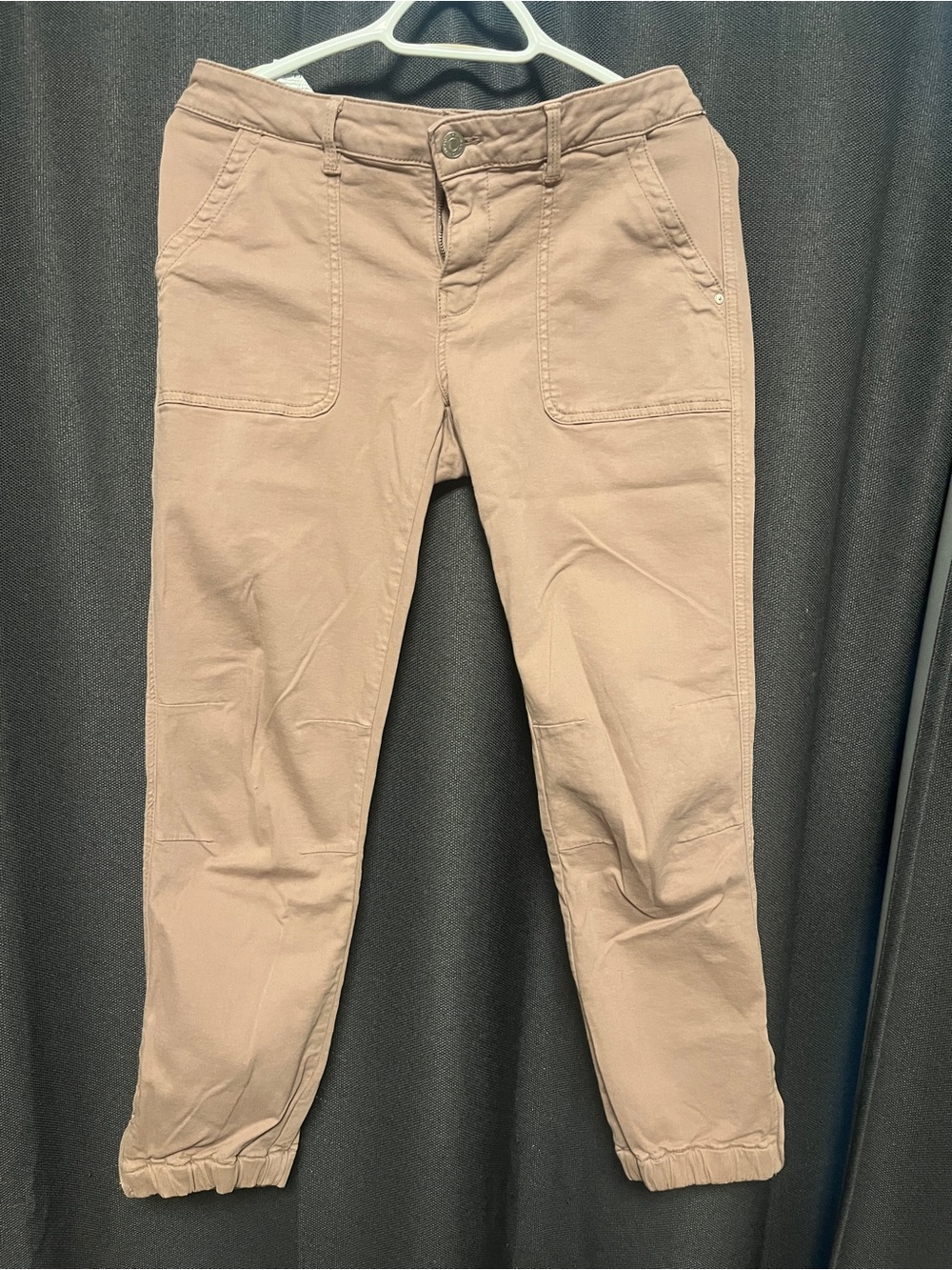 Mavi Women's Cropped Ankle Pants in Light Beige